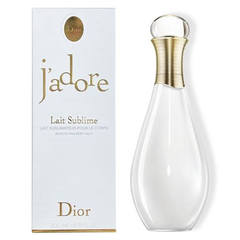 dior lait sublime|j'adore lait sublime.